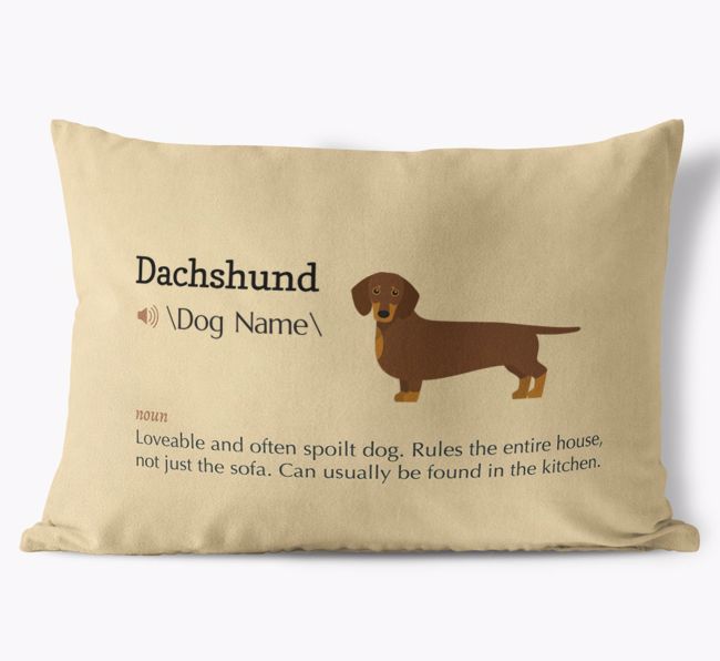 Definition: Personalized {breedFullName} Soft Touch Pillow